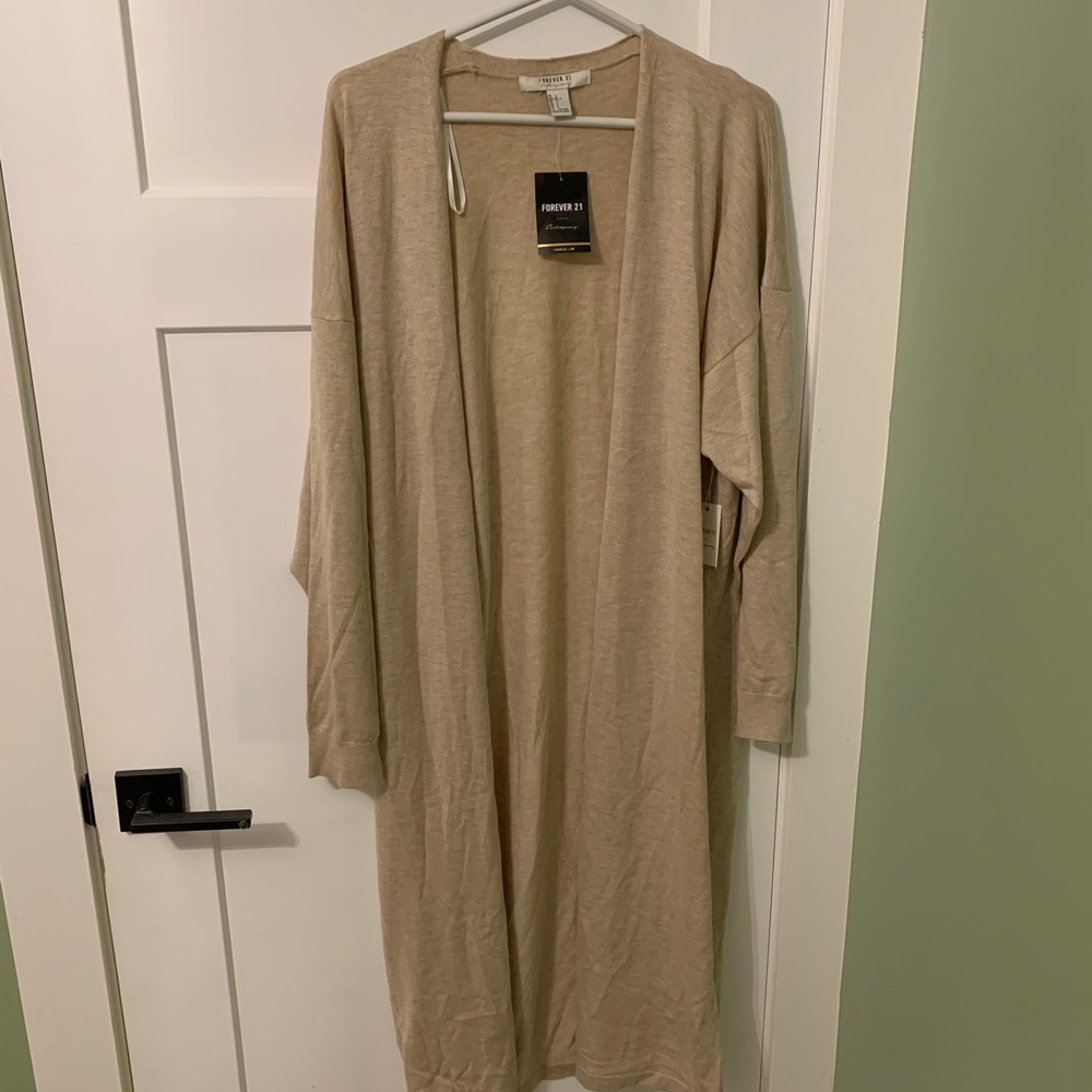 Forever 21 Extra Long Cardigan